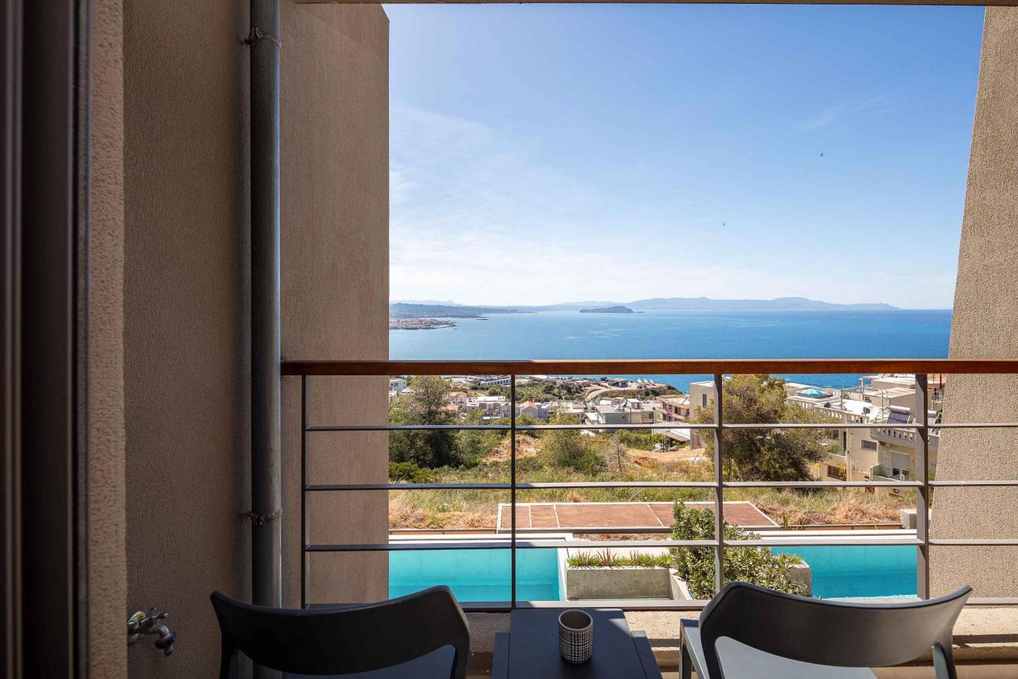 Omnia Luxury Villas - "Heated" Pools & Breathtaking Seaviews! Khania Eksteriør bilde
