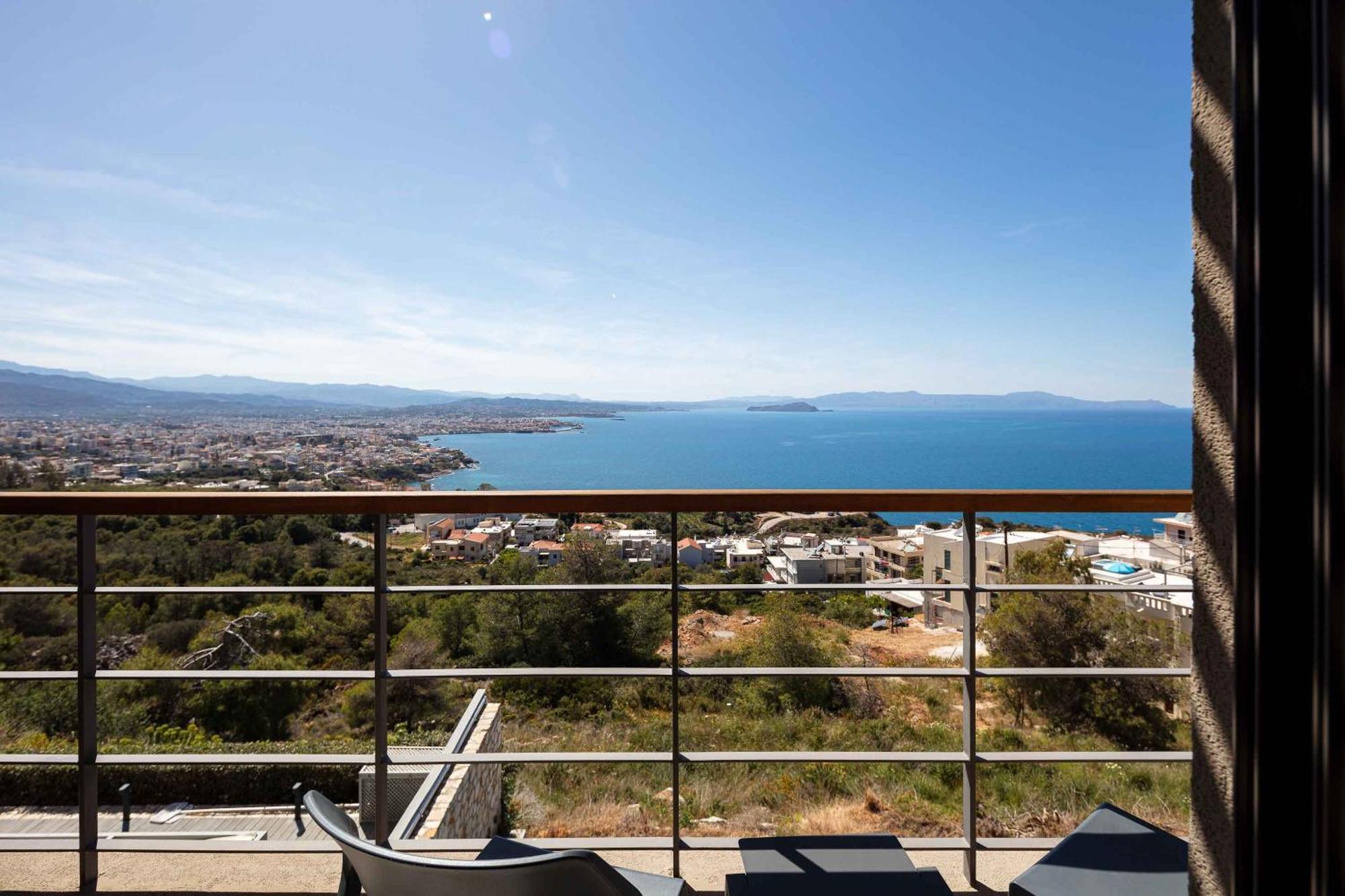 Omnia Luxury Villas - "Heated" Pools & Breathtaking Seaviews! Khania Eksteriør bilde