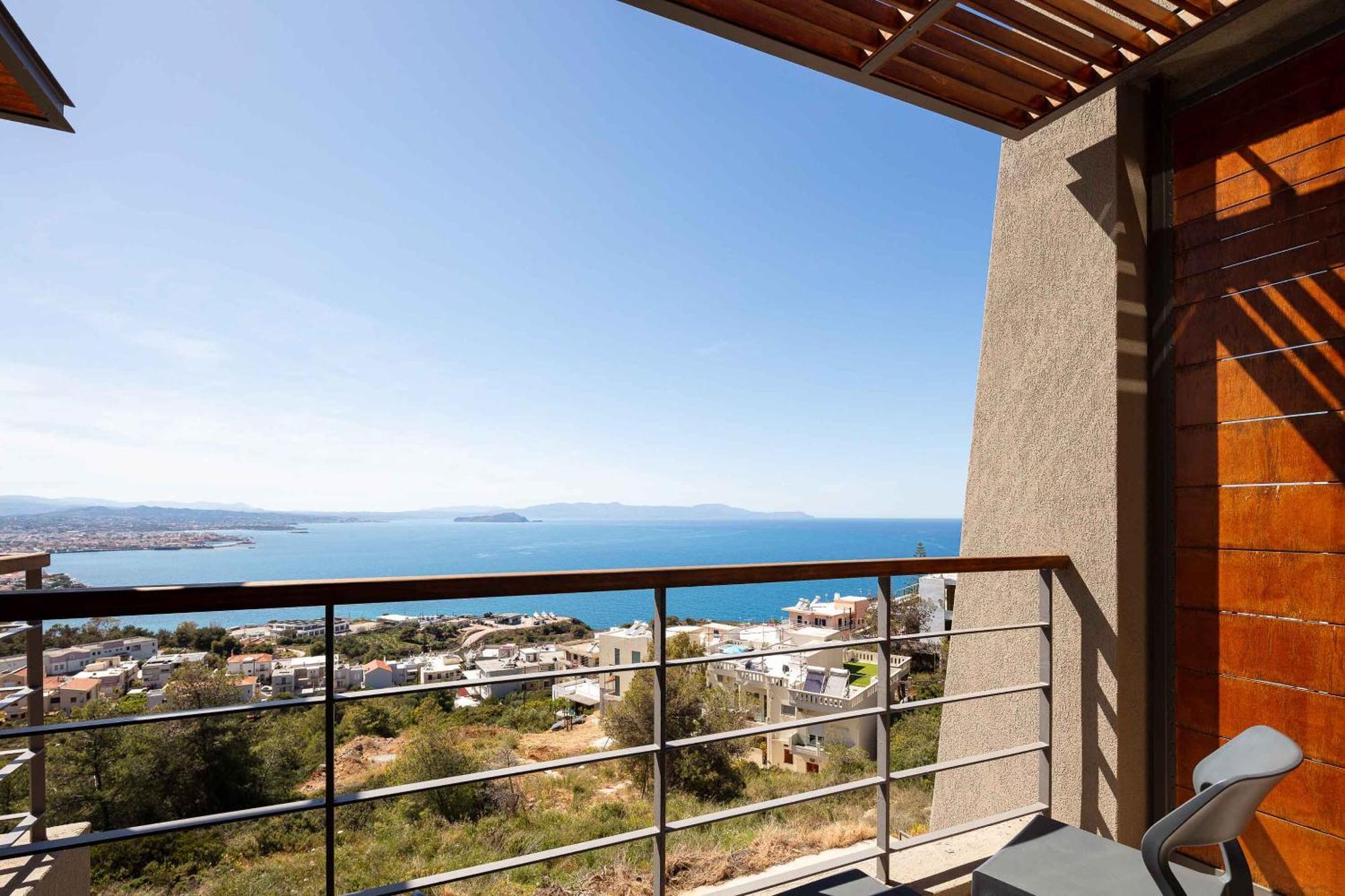 Omnia Luxury Villas - "Heated" Pools & Breathtaking Seaviews! Khania Eksteriør bilde