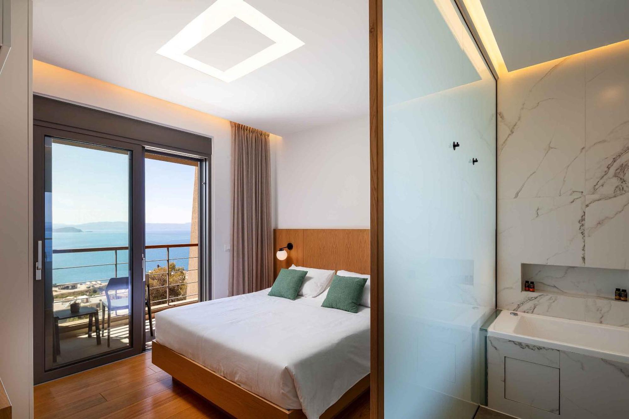 Omnia Luxury Villas - "Heated" Pools & Breathtaking Seaviews! Khania Eksteriør bilde