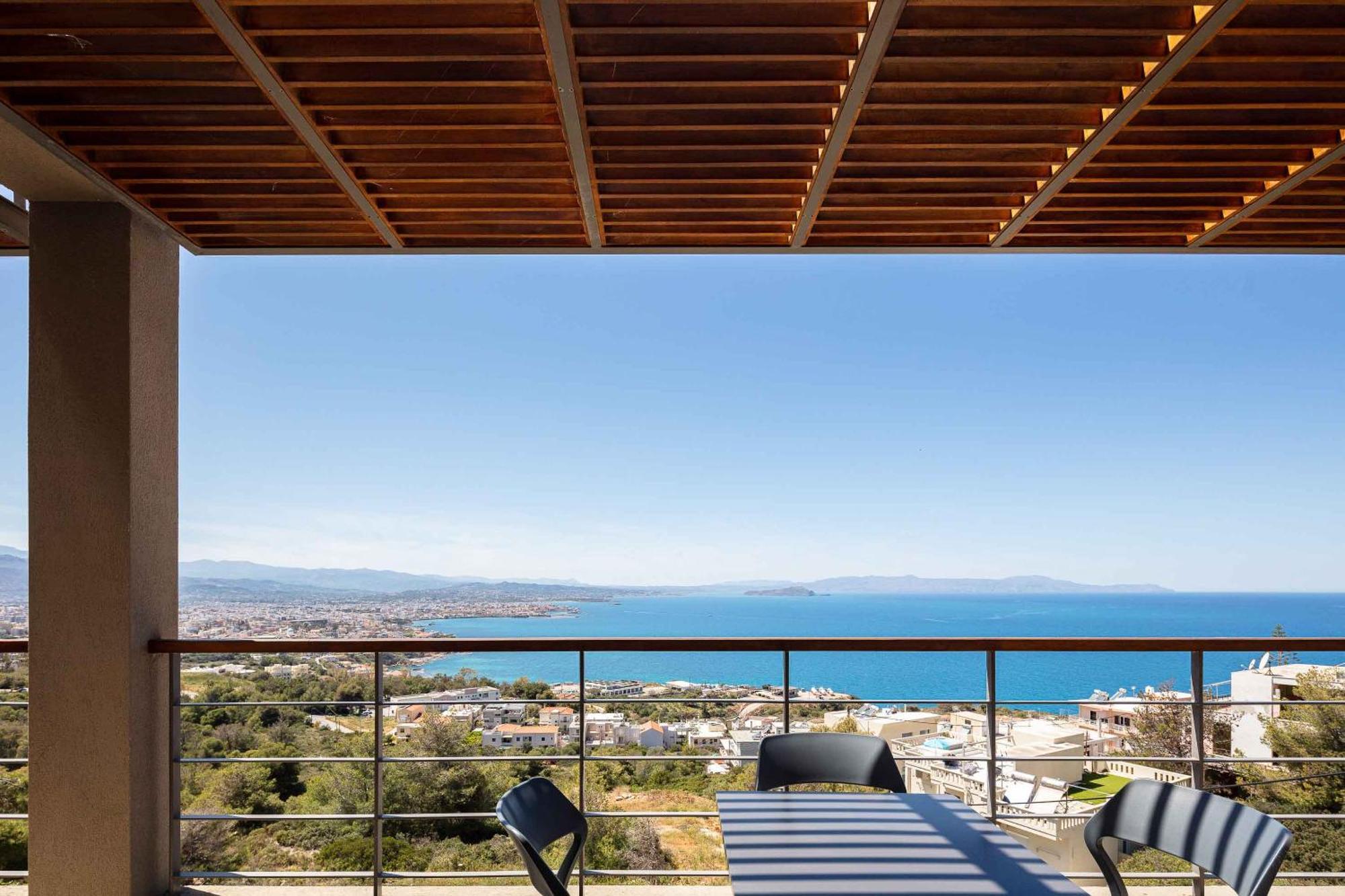 Omnia Luxury Villas - "Heated" Pools & Breathtaking Seaviews! Khania Eksteriør bilde