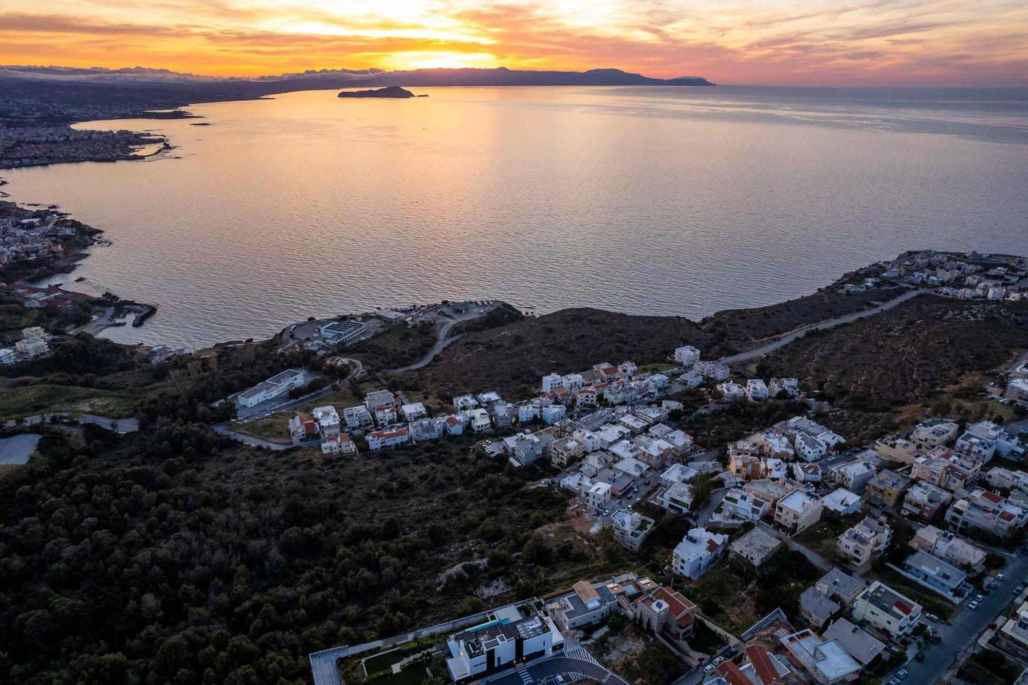 Omnia Luxury Villas - "Heated" Pools & Breathtaking Seaviews! Khania Eksteriør bilde