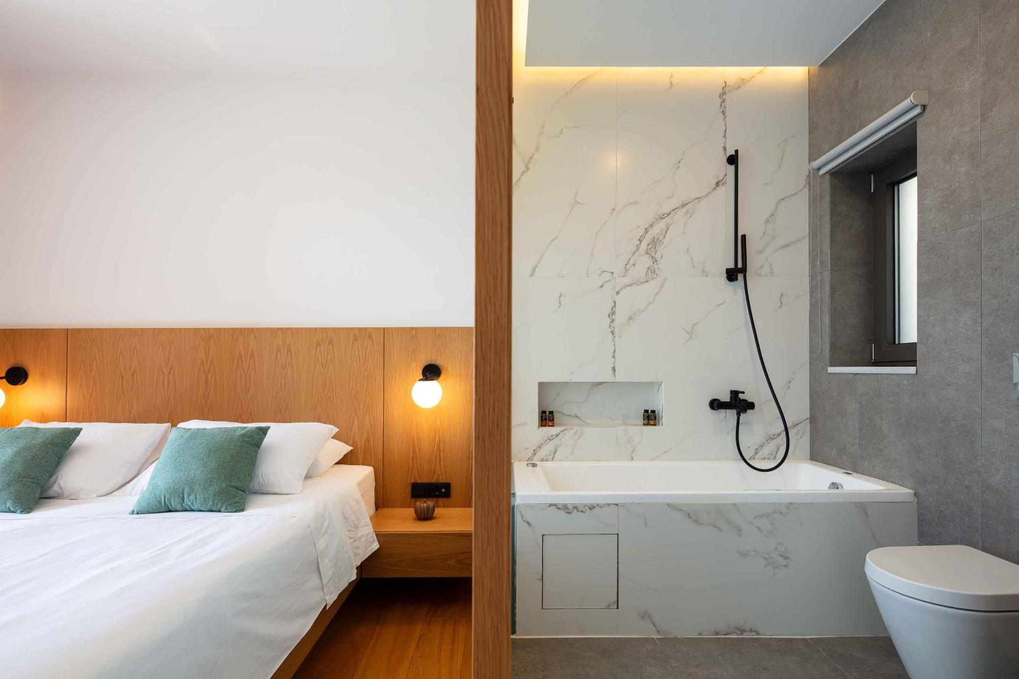 Omnia Luxury Villas - "Heated" Pools & Breathtaking Seaviews! Khania Eksteriør bilde