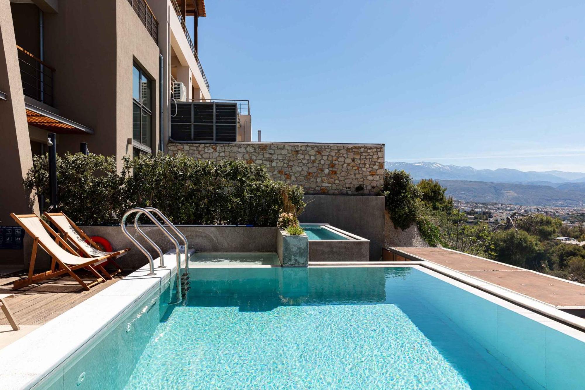 Omnia Luxury Villas - "Heated" Pools & Breathtaking Seaviews! Khania Rom bilde